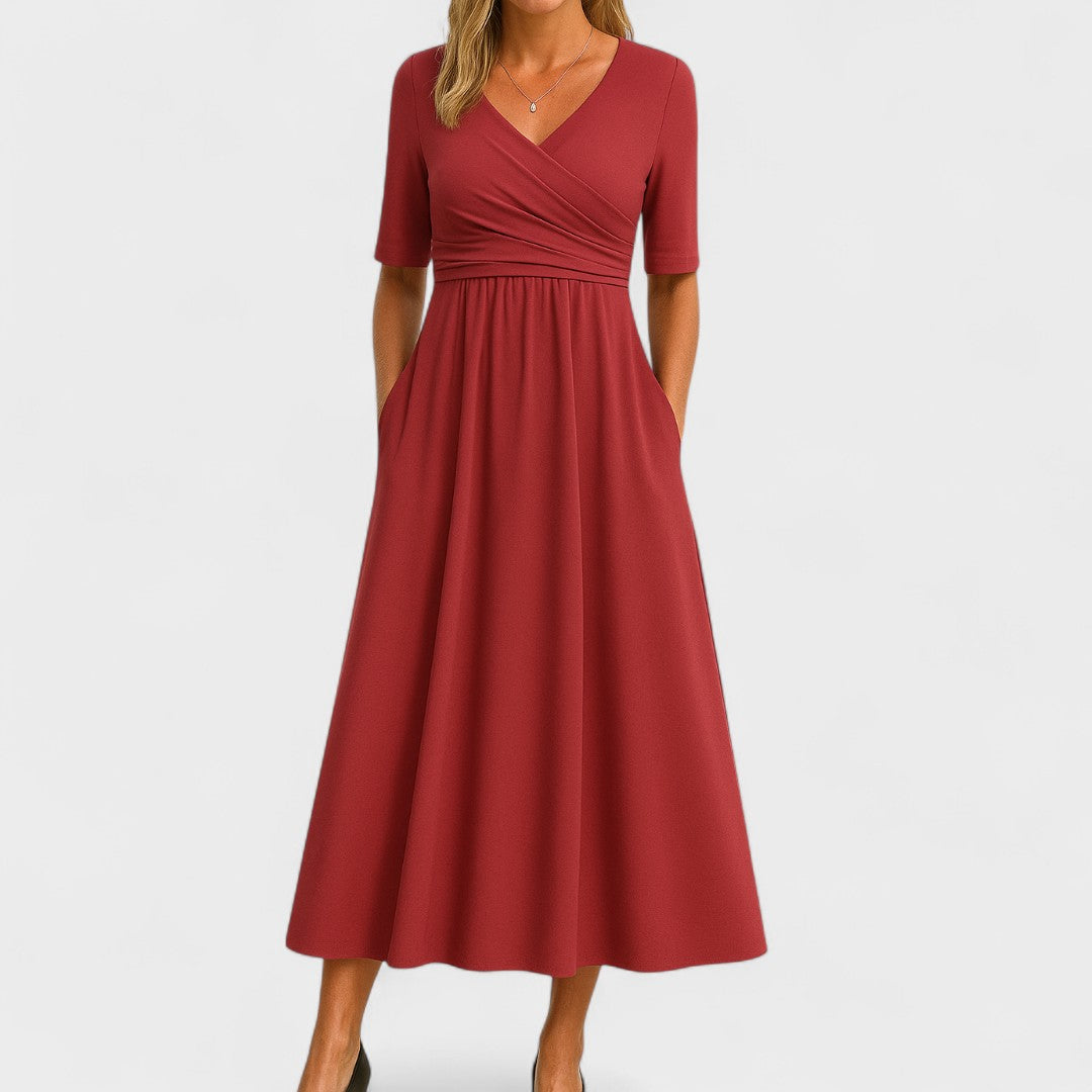 Ananke - Elegant Midi Dress