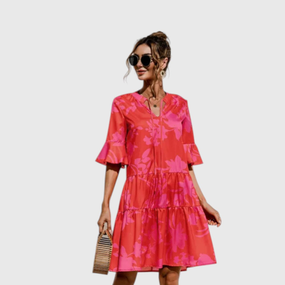 Hestia - Summer dress with low waist