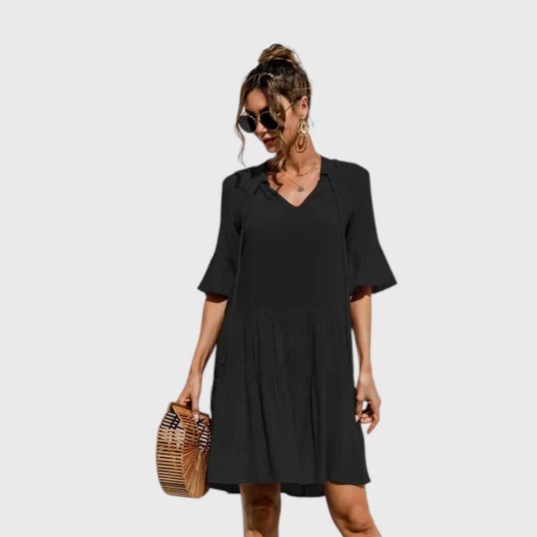 Hestia - Summer dress with low waist