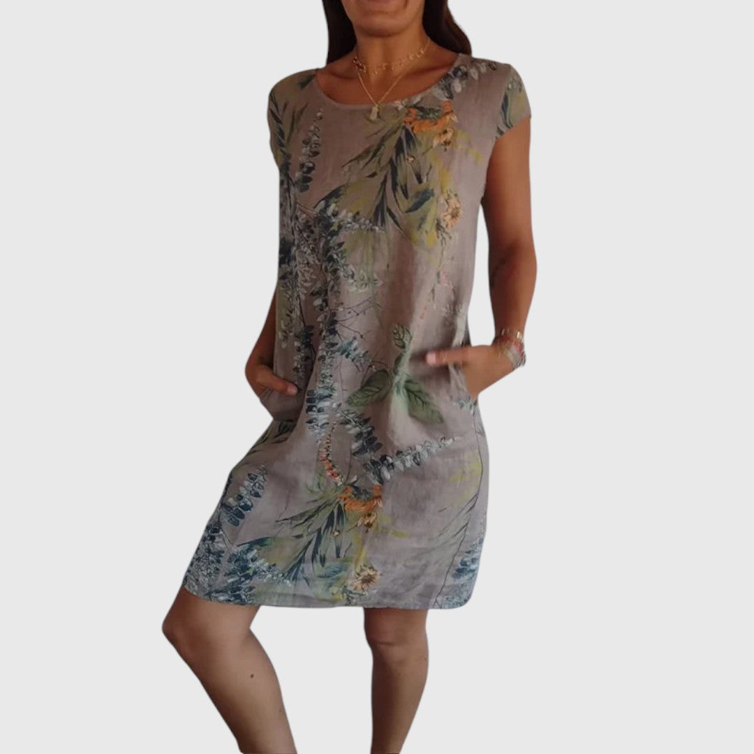 Aglaia - Leaf Print Dress
