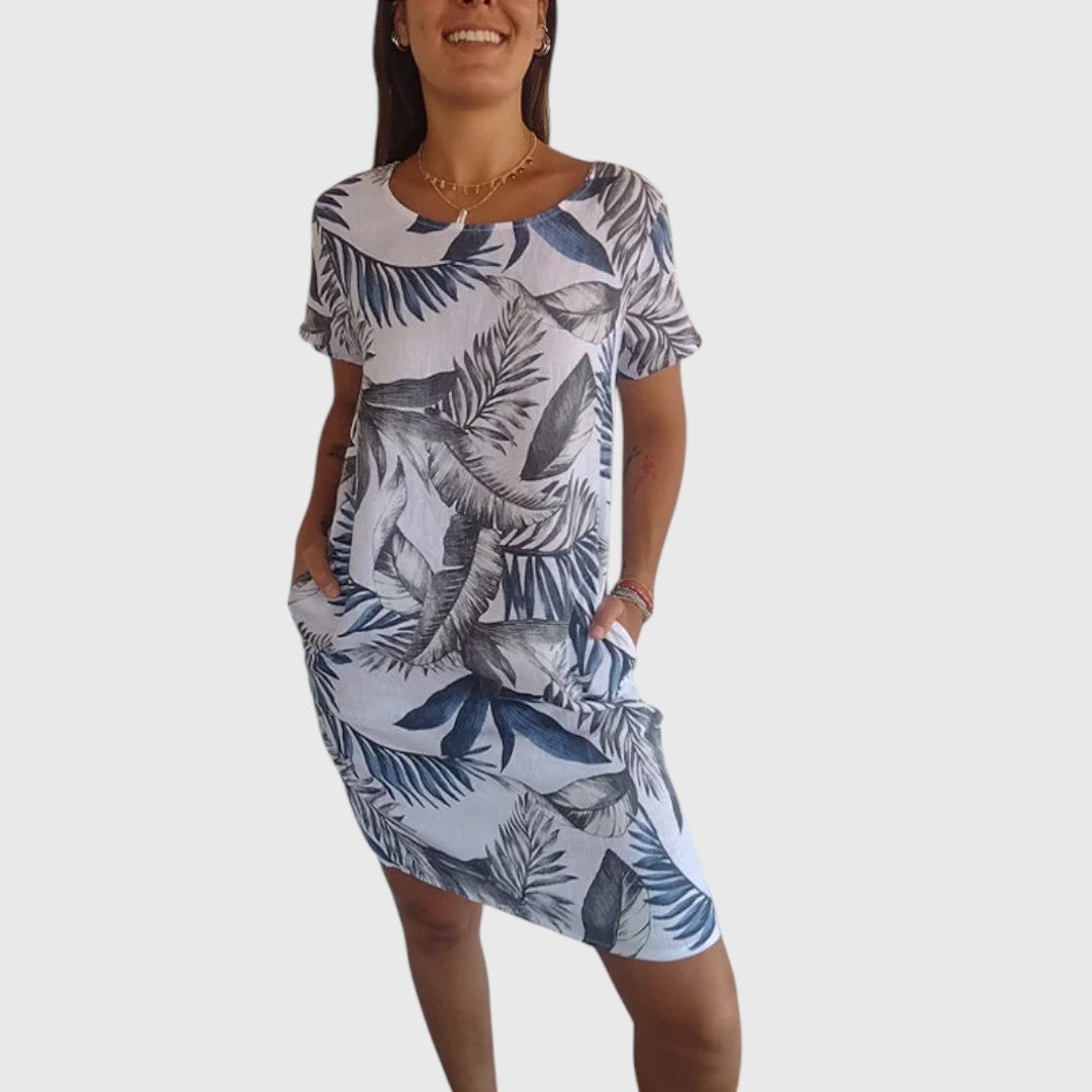 Aglaia - Leaf Print Dress