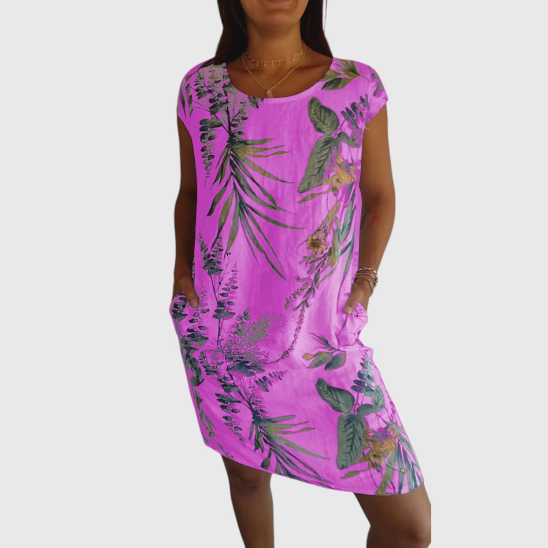 Aglaia - Leaf Print Dress