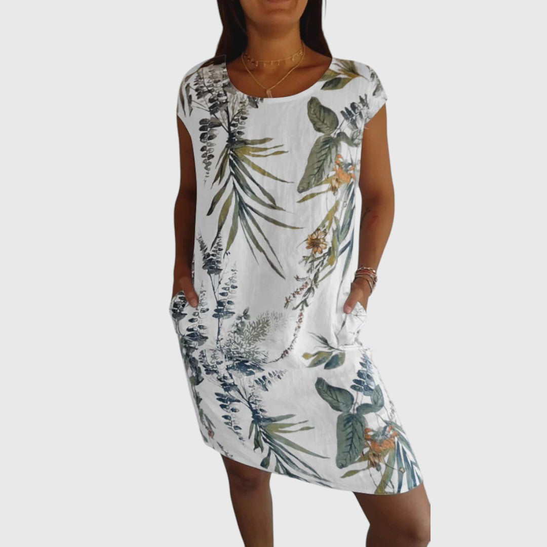 Aglaia - Leaf Print Dress