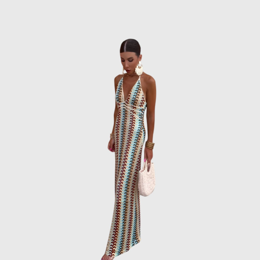 Evadnea - Boho Elegance Maxi Dress