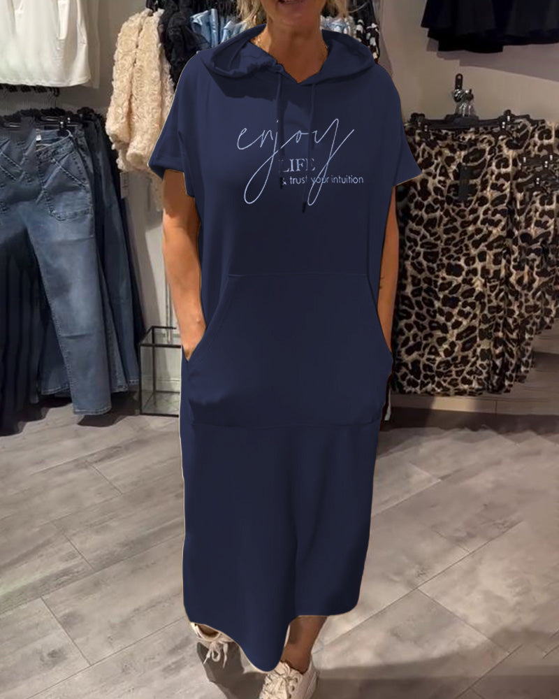 Penelope - Casual Hoodie Dress