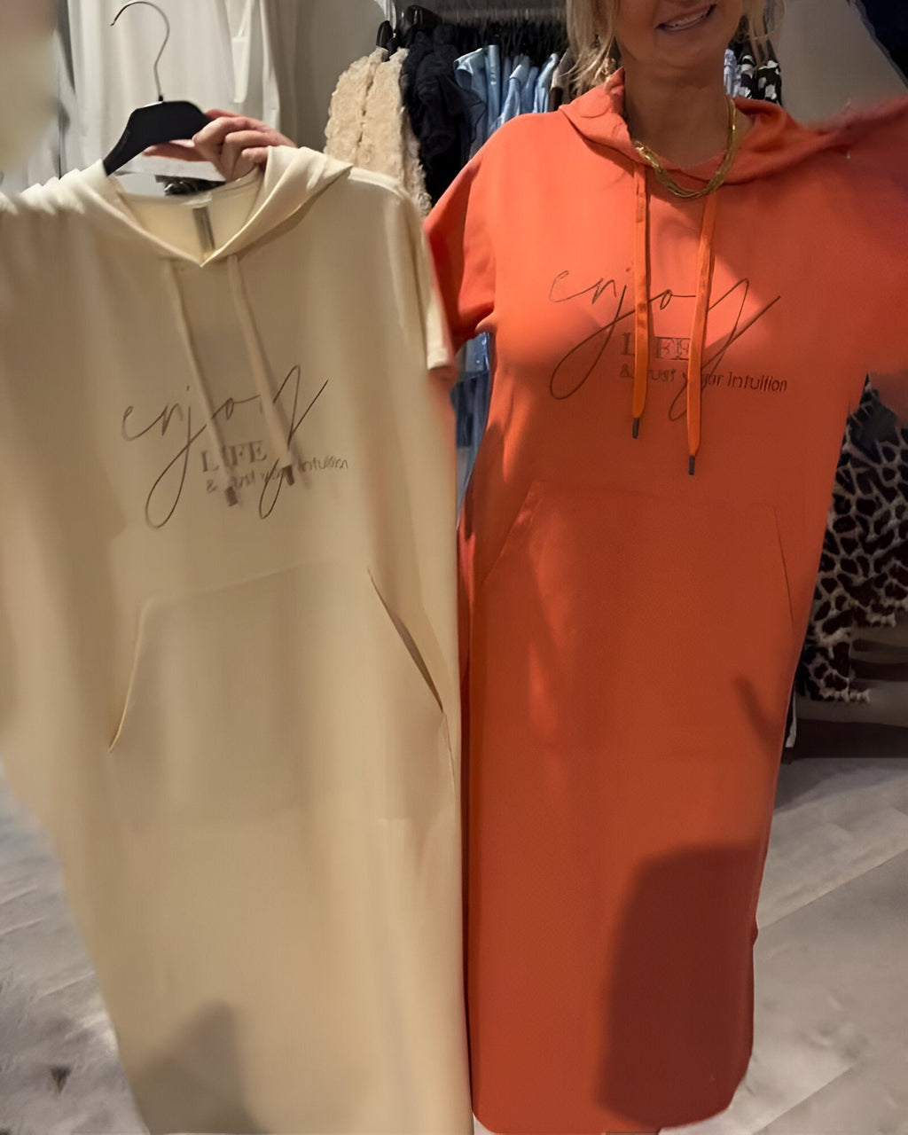 Penelope - Casual Hoodie Dress