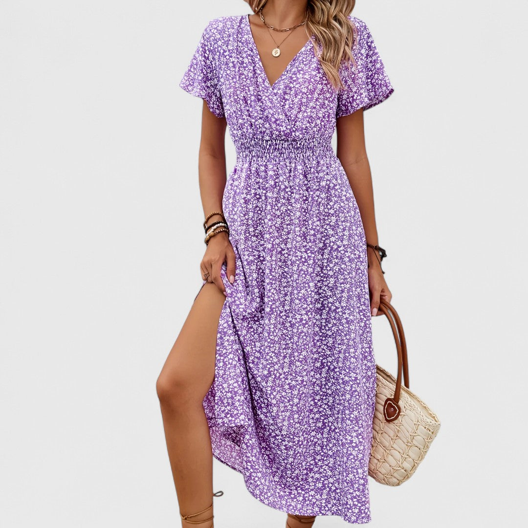 Hecateis - Floral Maxi Dress