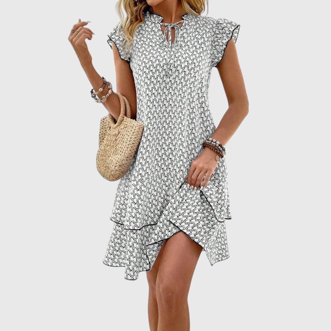 Selene - Elegant Floral Dress