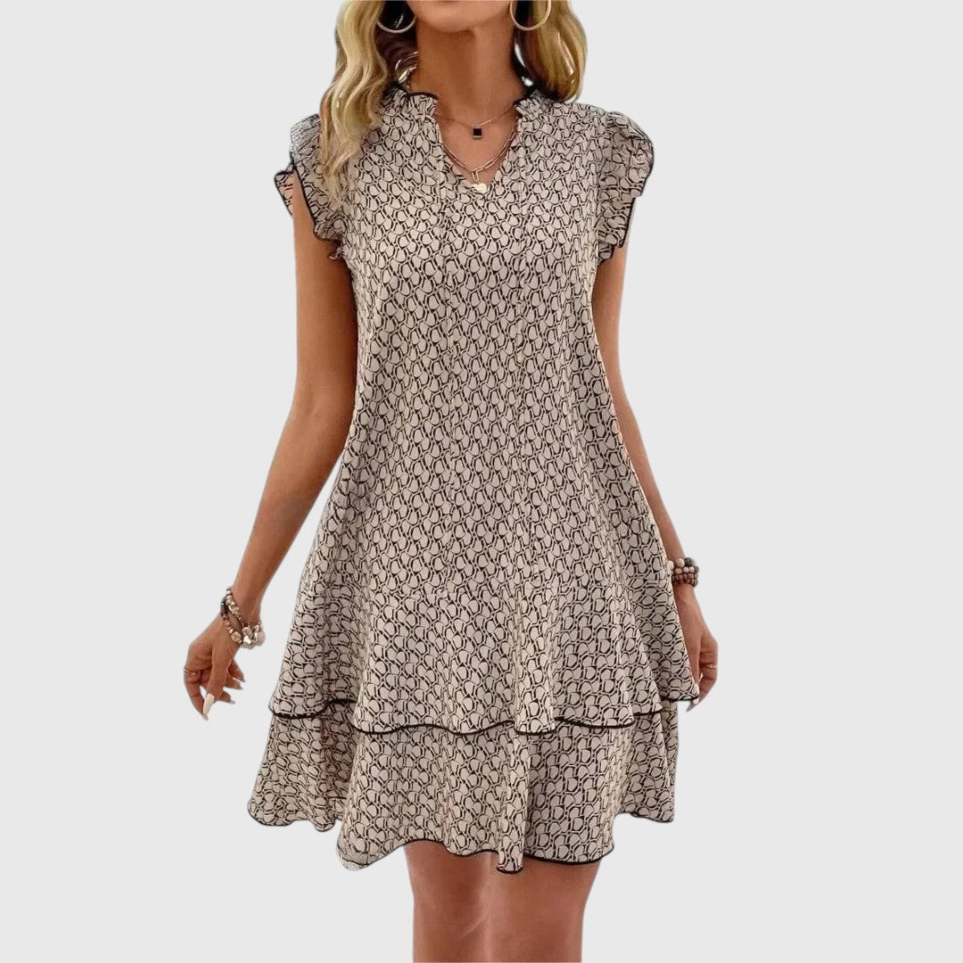 Selene - Elegant Floral Dress