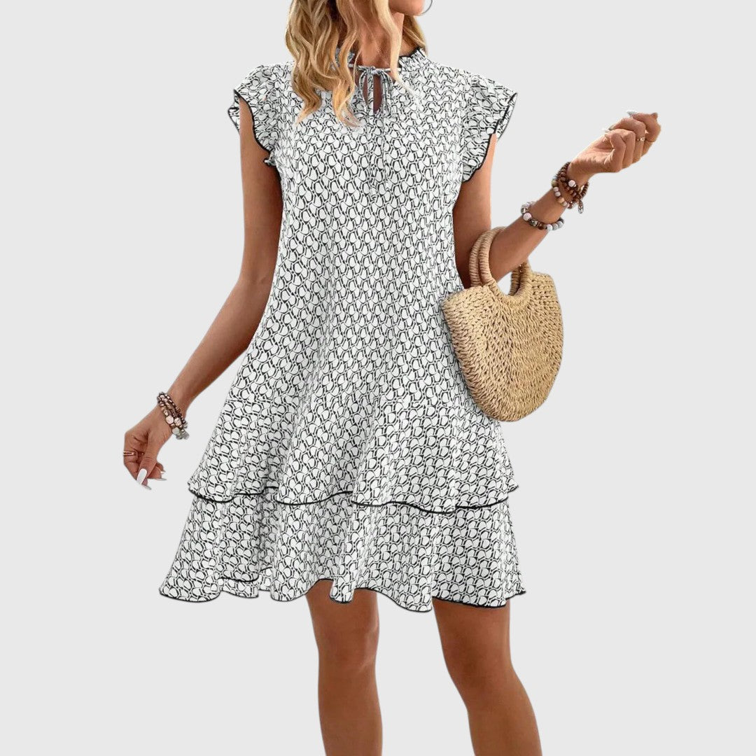 Selene - Elegant Floral Dress