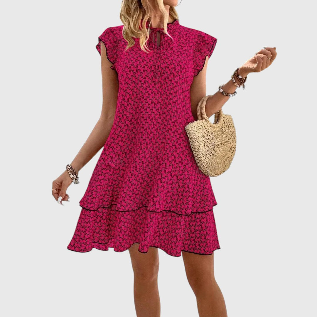 Selene - Elegant Floral Dress