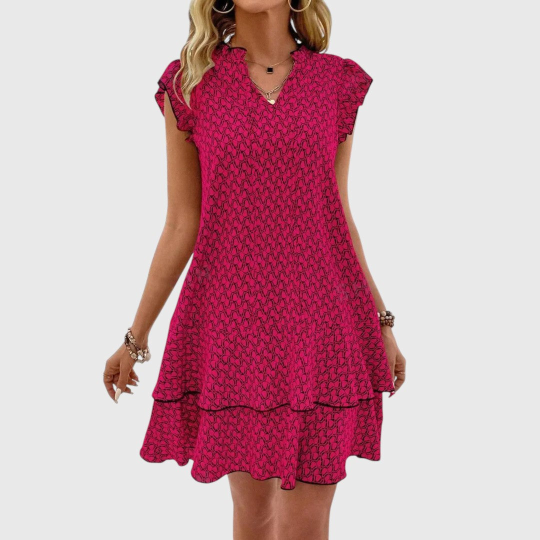 Selene - Elegant Floral Dress