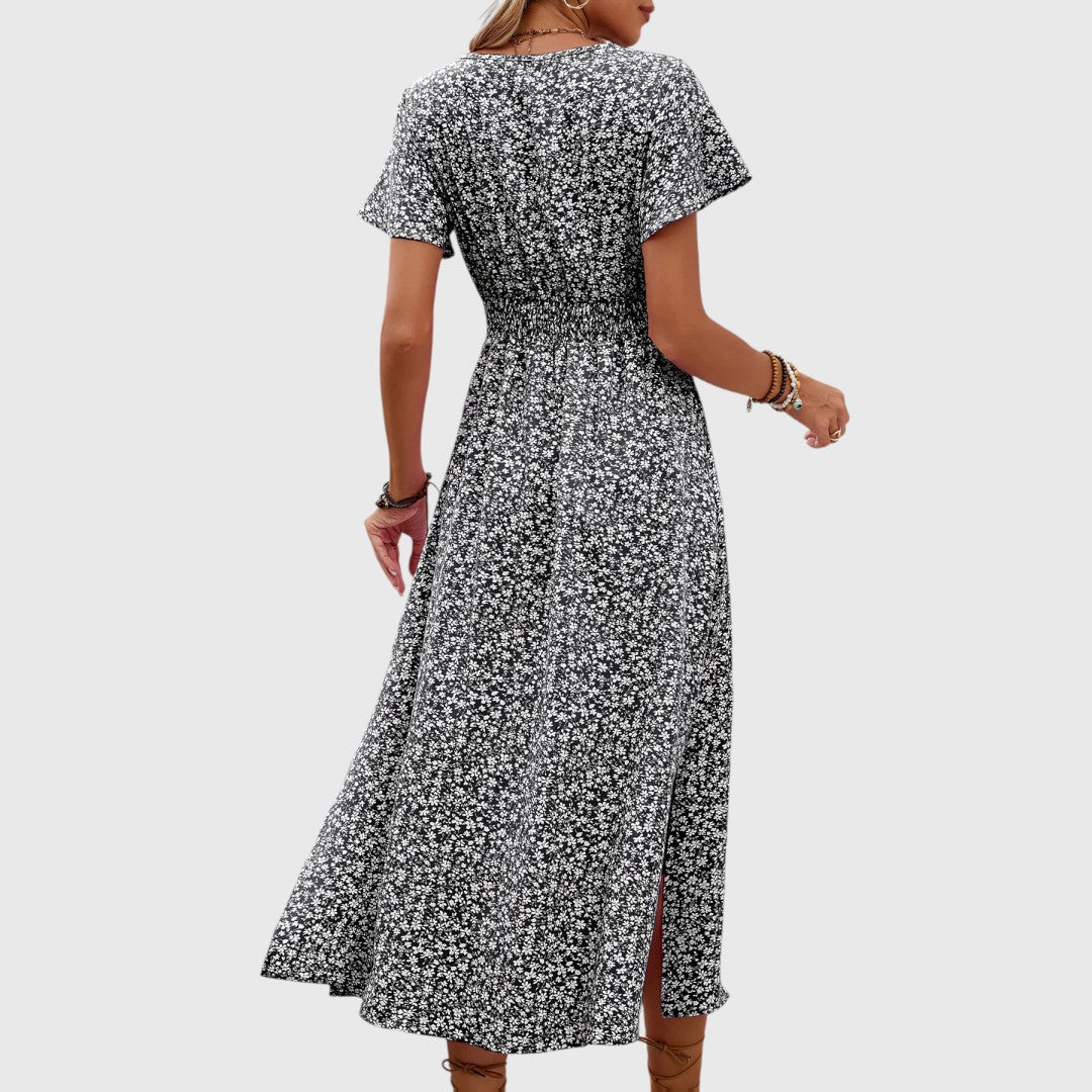 Hecateis - Floral Maxi Dress