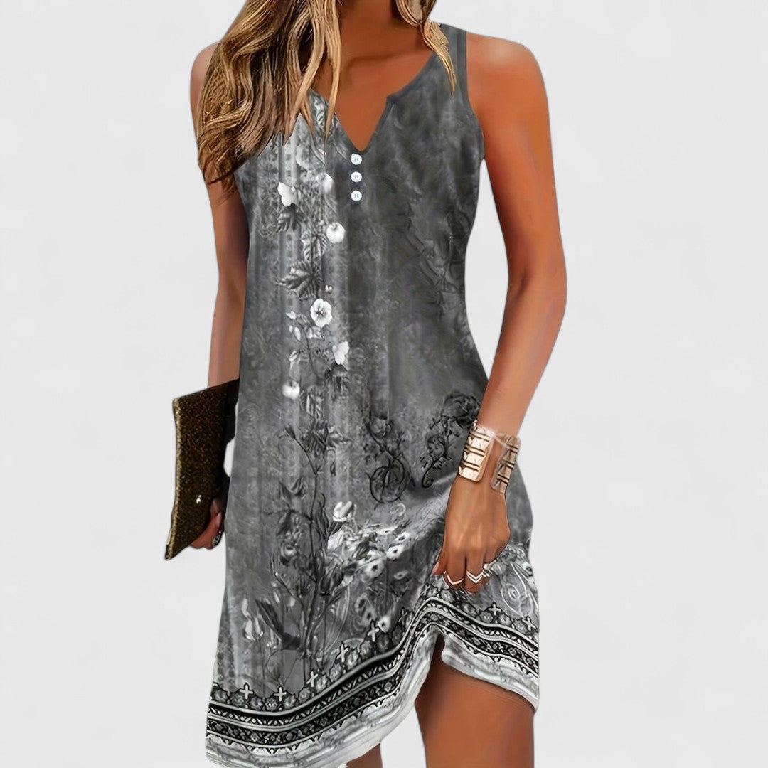 Cybele - Ladies Sleeveless Comfortable Mini Dress