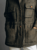 Everyday Fashion Olive Utility Wool Jacket