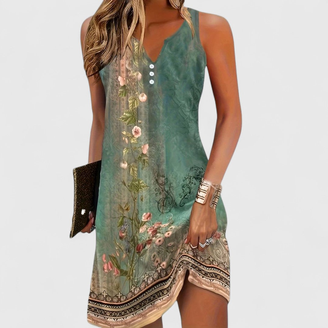 Cybele - Ladies Sleeveless Comfortable Mini Dress