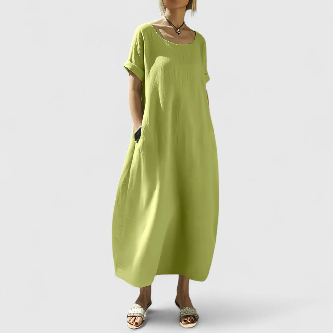 Elektrae - Loose Tummy Covering Dress